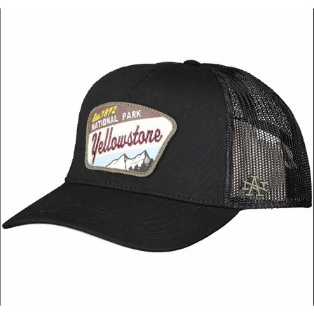 AMERICAN NEEDLE - YELLOWSTONE VALIN BLACK CAP