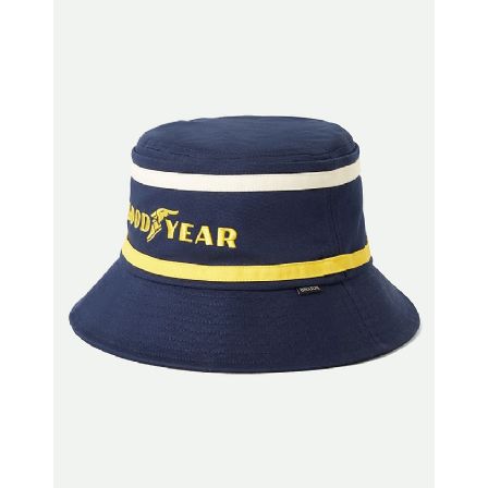 BRIXTON BUCKET HAT - GOODYEAR SERVICE BUCKET HAT NAVY