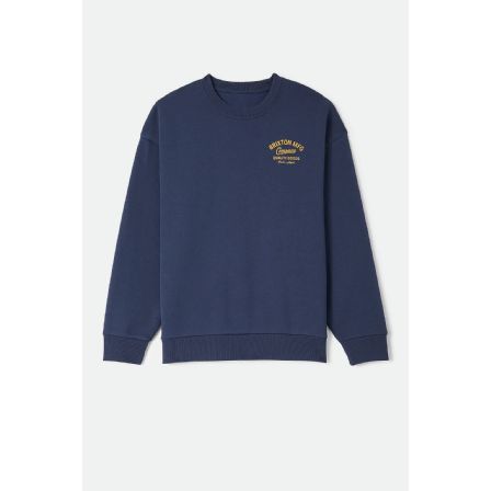 BRIXTON CRWVNECK - STRATON WASHED NAVY