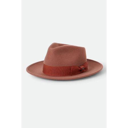 BRIXTON HATT - EAMES FEDORA TEAK/CARAMEL