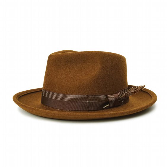 BRIXTON HATT - SWINDLE CONVERTABRIM FEDORA - GREY