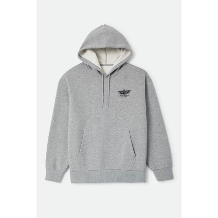 BRIXTON HOOD - EWING HEATHER GREY
