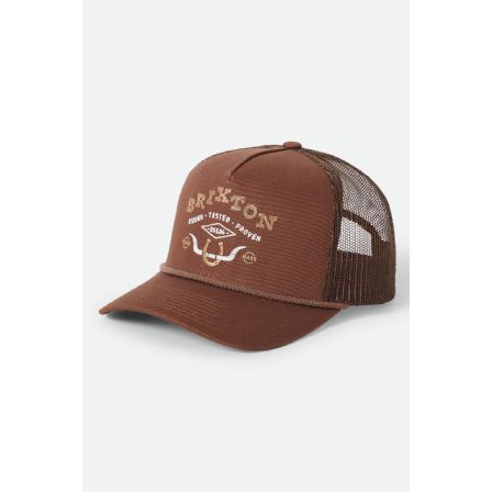 BRIXTON KEPS - BEEKMAN C NP MP TRUCKER HATOFF BROWN/BROWN