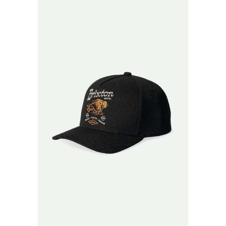 BRIXTON KEPS - CHARING BUFFALO NP MP SNAPBACK - BLACK