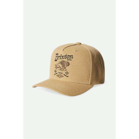 BRIXTON KEPS - CHARING BUFFALO NP MP SNAPBACK - SAND
