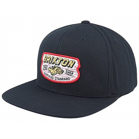 BRIXTON KEPS - CLAYBURN MP SNAPBACK - BLACK