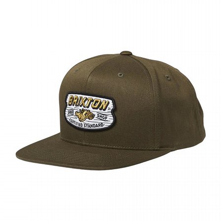 BRIXTON KEPS - CLAYBURN MP SNAPBACK - MOSS