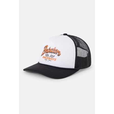 BRIXTON KEPS - CLEMONT TRUCKER HAT - BLACK/WHITE