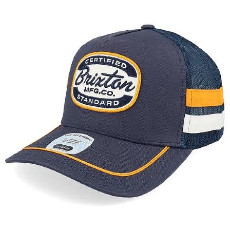 BRIXTON KEPS - COPLEY NP HP TRUCKER HAT - NAVY/NAVY