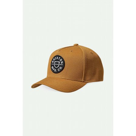 BRIXTON KEPS - CREST C MP SNAPBACK - COPPER/BLACK