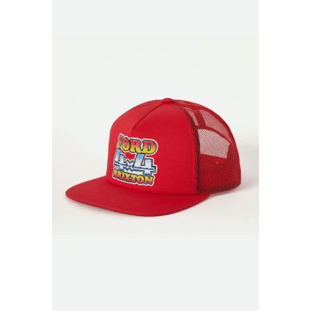 BRIXTON KEPS - FORD 4X4 CHROME TRUCKER HAT RED