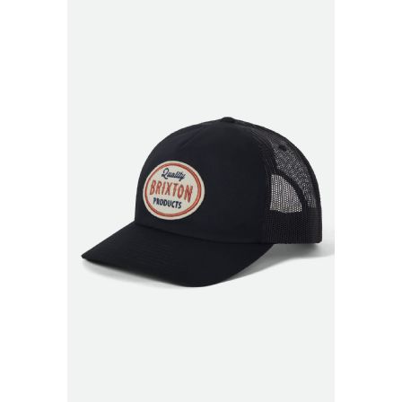 BRIXTON KEPS - HENRY MP TRUCKER HAT BLACK/BLACK