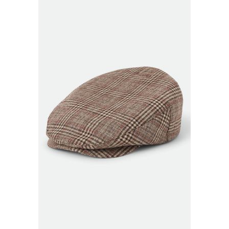 BRIXTON KEPS - HOOLIGAN SNAP CAP Brown/Tan/Red Plaid