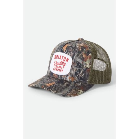 BRIXTON KEPS -HUBAL C NP MP TRUCKER HAT TREE CAMO/OLIVE