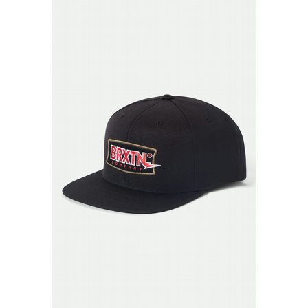 BRIXTON KEPS - LIGHTNIN MP SNAPBACK BLACK