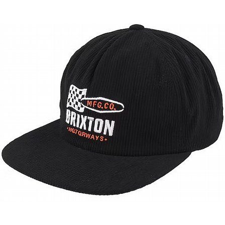 BRIXTON KEPS - MOTORWAYS MP SNAPBACK - BLACK