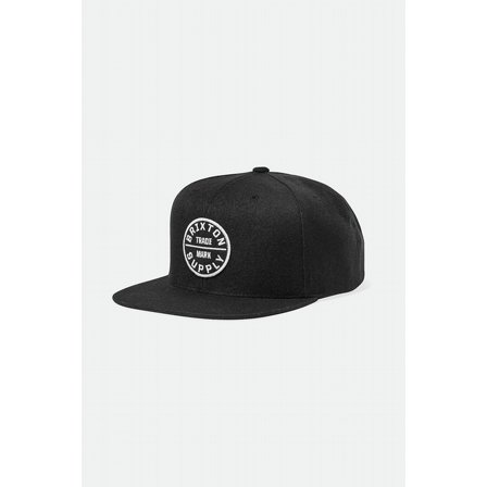 BRIXTON KEPS - OATH III SNAPBACK - BLACK