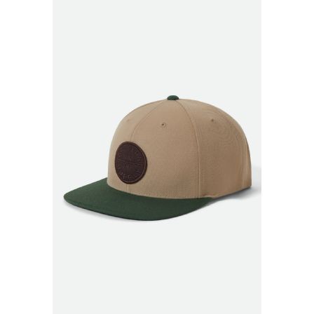 BRIXTON KEPS - OATH III SNAPBACK - kHAKI/BROWN