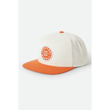 BRIXTON KEPS - OATH III SNAPBACK - MILITARY/ORANGE