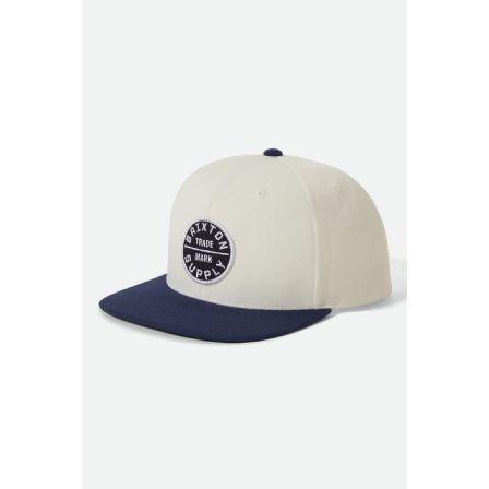 BRIXTON KEPS - OATH III TRUCKER HAT - OFFWHITE/BLUE