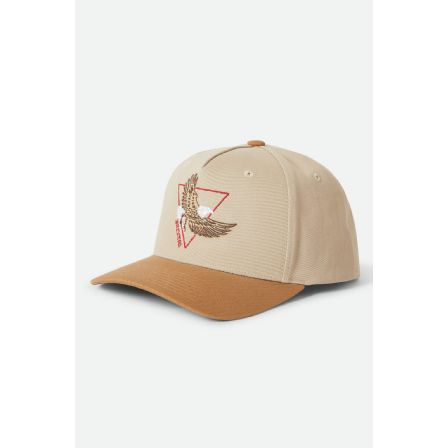 BRIXTON KEPS - OPAL C NP MP SNAPBACK SAND/DARK KHAKI