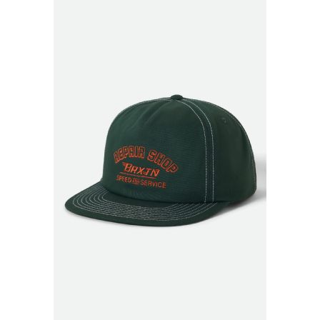 BRIXTON KEPS -REPAIR SHOP HP SNAPBACK - GREEN