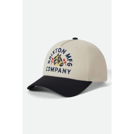 BRIXTON KEPS -THOPHY HORSE C NP SNAPBACK -BLACK/OFFWHITE