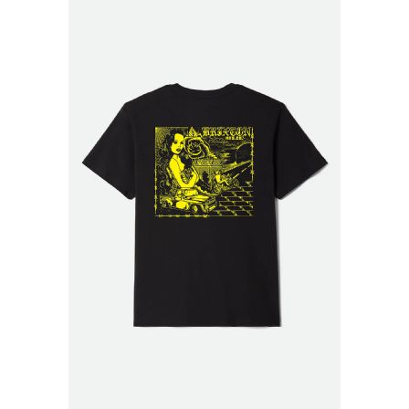 BRIXTON T-SHIRT - CISCO S/S - BLACK