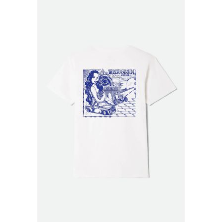 BRIXTON T-SHIRT - CISCO S/S - WHITE