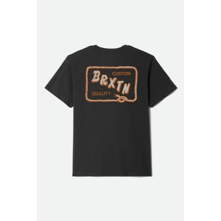 BRIXTON T-SHIRT - EMERY S/S - BLACK