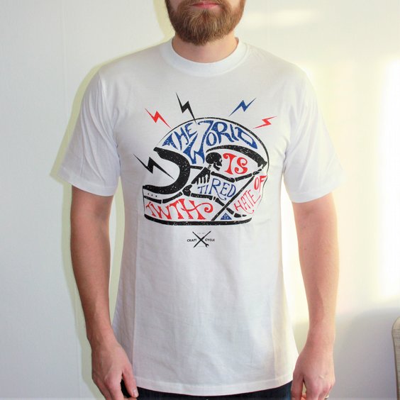 CRAFT CYKEL T-SHIRT - HELMET LIGHTNING