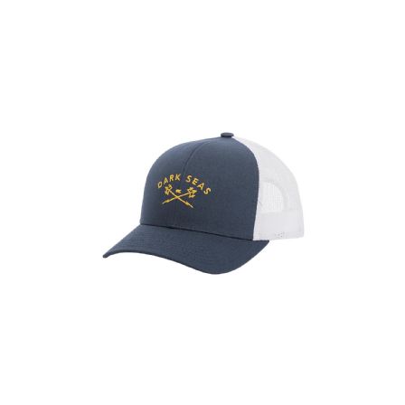 DARK SEAS CAP - MURRE TRUCKER CAP - NAVY/WHITE