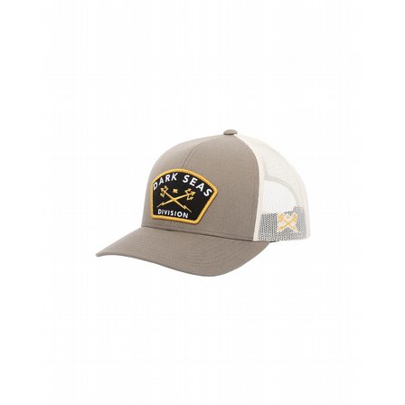 DARK SEAS CAP -SENTINEL HEADWEAR GREY/WHITE