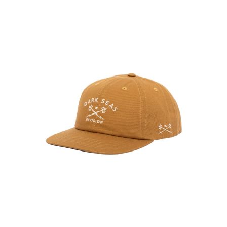 DARK SEAS CAP - TRIDENTS LOW PRO-HAT BROWN