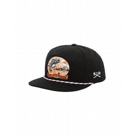 DARK SEAS CAP -WHITLEY HEADWEAR BLACK