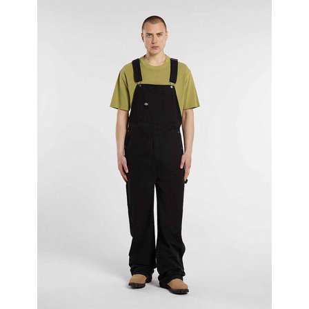 DICKIES BIB - LOOSE CANVAS BIB BLACK