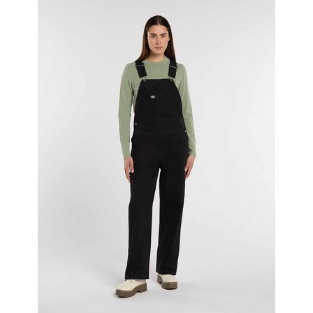 DICKIES BIB - LOOSE CANVAS BIB W BLACK
