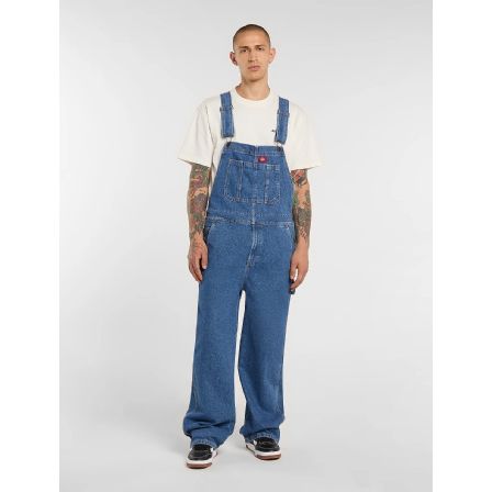 DICKIES BIB - LOOSE DEMIN BIB CLASSIC BLUE