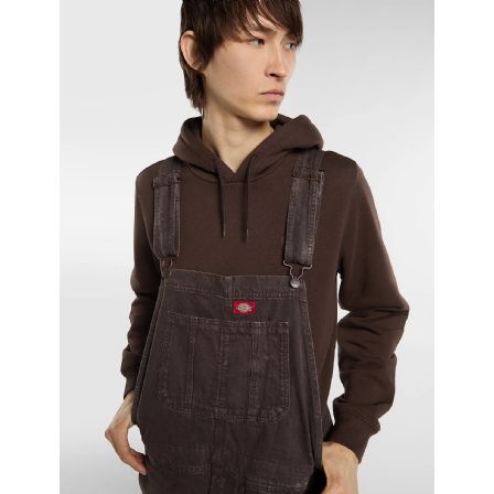 DICKIES BIB - LOOSE DEMIN BIB CLASSIC DARK BROWN