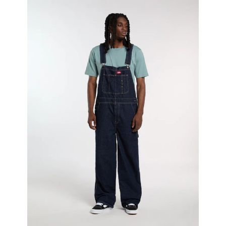 DICKIES BIB - LOOSE DEMIN BIB RINSED