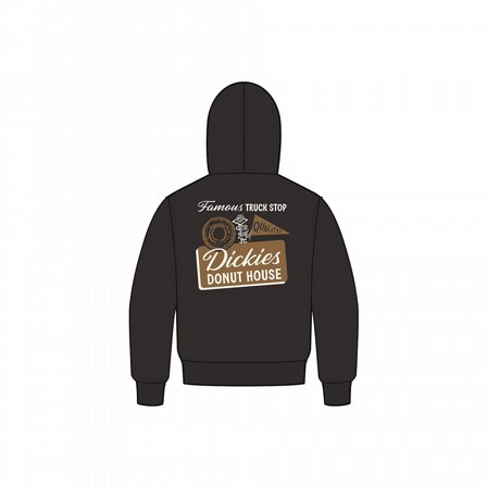 DICKIES HOOD - DONUT HOUSE BLACK