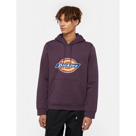 DICKIES HOOD - ICON LOGO PLUM