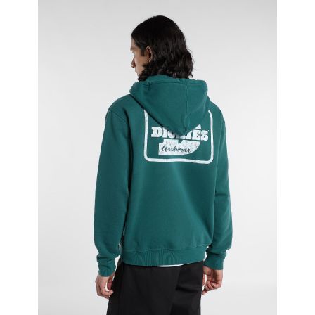 DICKIES HOOD - MINDEN ZIP HOODIE DARK GREEN