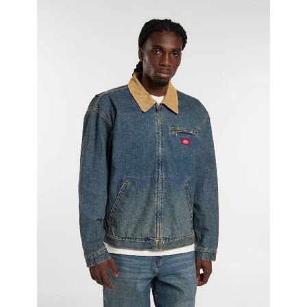 DICKIES JACKA DEMIN PAINTER JACKET KHAKI TINTED BLUE