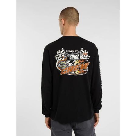 DICKIES L�NG�RMAD TR�JA - NASHPORT LS TEE BLACK
