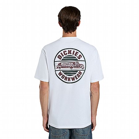 DICKIES T-SHIRT - CIRCLE TEE WHITE