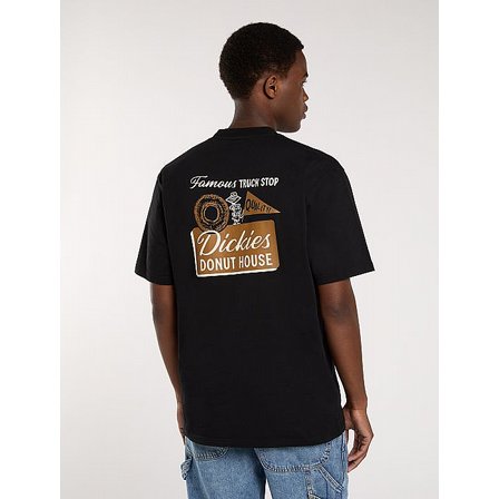 DICKIES T-SHIRT - DONUT HOUSE SS BLACK