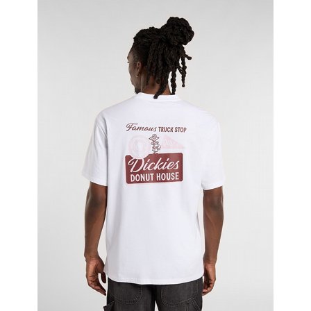 DICKIES T-SHIRT - DONUT HOUSE SS WHITE
