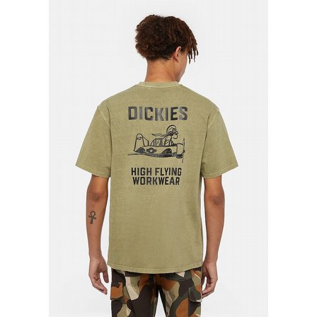 DICKIES T-SHIRT - HIGH FLYING WORKWEAR TEE SS IMPERIAL GREEN