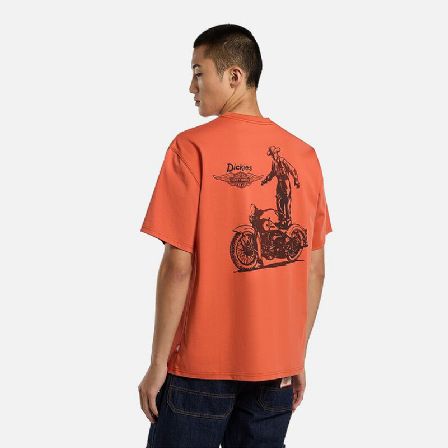 DICKIES T-SHIRT - X HARLEY DAVIDSON VINTAGE ORANGE
